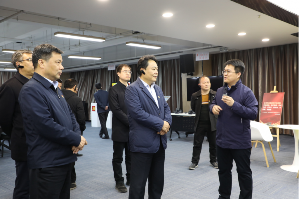 全市2020年第四季度基層黨建觀摩團(tuán)蒞臨設(shè)計(jì)城觀摩