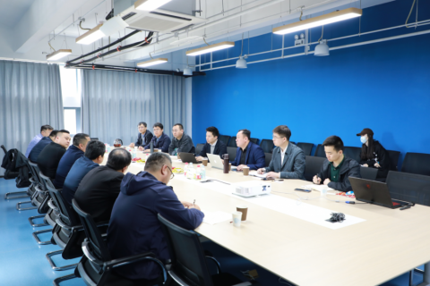 臺灣新金寶集團?工信智寶領導一行蒞臨中原工業(yè)設計城洽談落地事宜