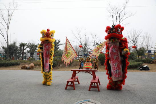 開工大吉 | 舞獅歡慶開門紅，中原工業設計城虎年再出發!